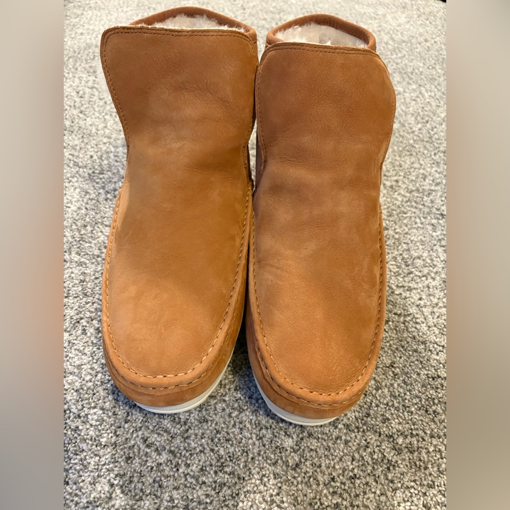 NWOT Sperry Men's Tan Leather Boots Size 13
